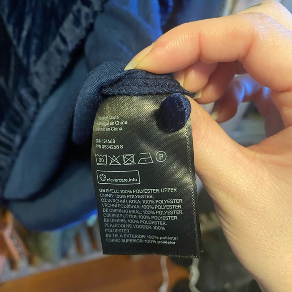 Blue Velvet Retro Inspired Party Dress - Picture 5 of 5